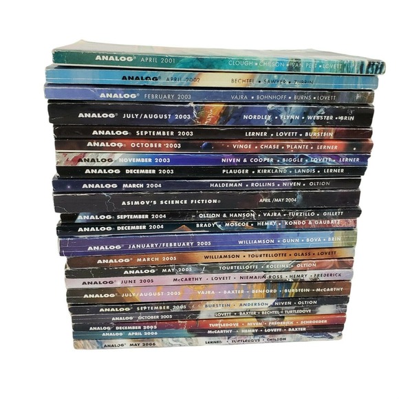 (21) Vintage Analog Year 2001 - 2006 Science Fiction and Fact Digest Books - Picture 7 of 7